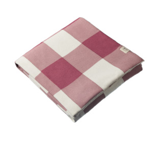 Infant clothing: Dune Blanket - Rhubarb Check | Nature Baby