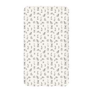 Fitted Cot Sheet - Almond Burrowers | Burrow & Be