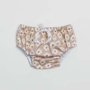 Reusable Swim Nappy - Wild Daisy Greige