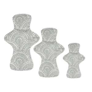 Cloth Pads 3 Pack - Sea Fog Boho