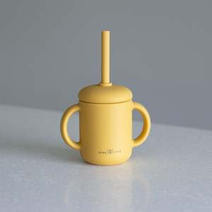 Silicone Straw Cup - Sunshine