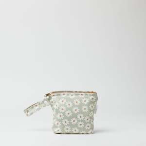 Mini Wet Bag - Wild Daisy Sea Mist Green