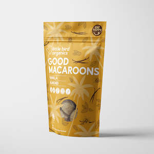 Health food wholesaling: Good Macaroons - Vanilla & Almond