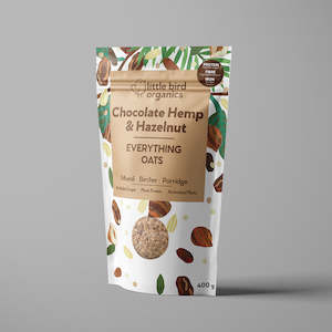 Health food wholesaling: Everything Oats - Chocolate Hemp and Hazelnut