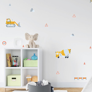 Construction Wall Decals Little Bug