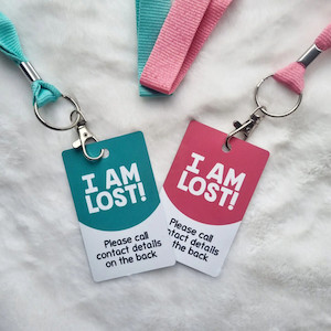 Products: Lost Child ID Lanyard Little Bug