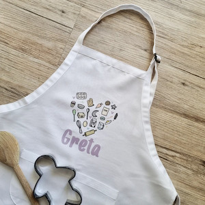 Products: Kid's Personalised Aprons Little Bug