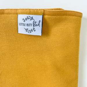 Baby wear: Booster Trifold Cotton – Mustard – Little Butt Kind