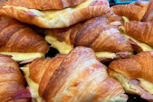 6 Ham & Cheese Croissants