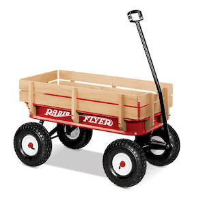 Radio Flyer All Terrain Steel & Wood Wagon