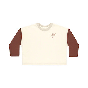 Rylee + Cru Camden Long Sleeve Tee - Flag