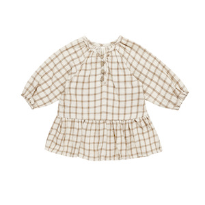 Toy: Quincy Mae Lany Dress - Cinnamon Plaid