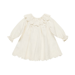 Quincy Mae Long Sleeve Isla Dress - Ivory