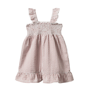 Nature Baby Gala Dress - Twilight Check