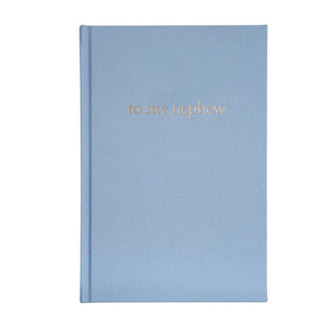 Toy: Forget Me Not Journal - To My Nephew, Vintage Blue