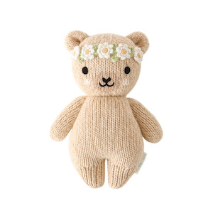 Toy: Cuddle + Kind Mini - Baby Honey Bear, Ivory Floral