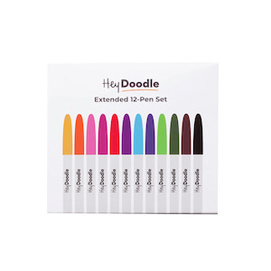 Hey Doodle 12 Pen Set - Standard Tip