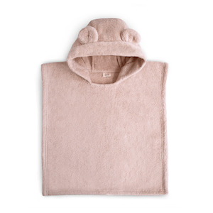 Mushie Bear Poncho Towel - Blush