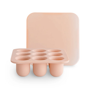 Toy: Mushie Fresh Food Feeder Freezer Tray - Blush