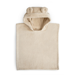 Mushie Bear Poncho Towel - Fog