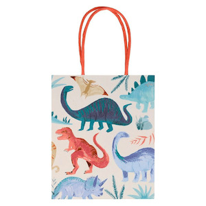 Toy: Meri Meri Dinosaur Kingdom Party Bags - 8 Bags