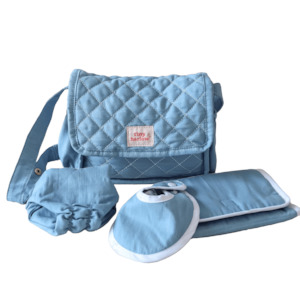 Tiny Harlow Nappy Bag Set - Denim