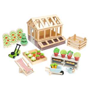 Tender Leaf Greenhouse & Garden Set