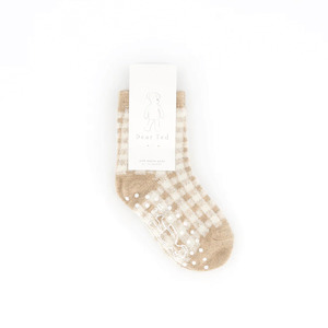 Toy: Dear Ted Cedar Check Merino Socks