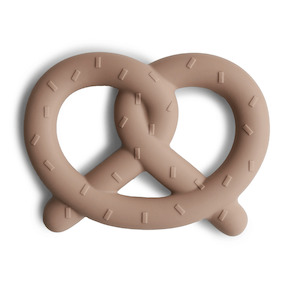 Mushie Pretzel Teether - Natural