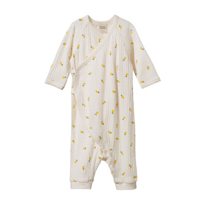 Toy: Nature Baby Kimono Stretch & Grow Pointelle - Lemon