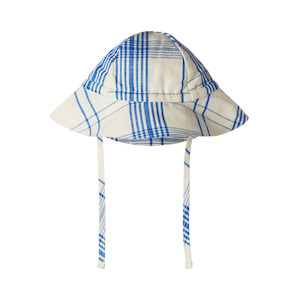 Toy: Nature Baby Linen Sunhat - Clyde Check