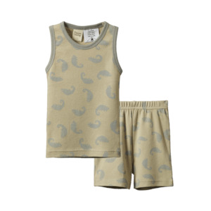 Nature Baby Singlet Pyjama Set - Chameleon