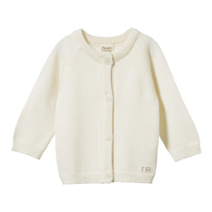 Nature Baby Merino Knit Cardigan - Natural