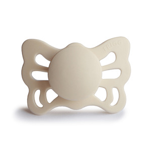 Toy: Pacifier Butterfly Silicone Pacifier - Cream