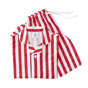 Piccolo Pyjama Long Set - Carnival Red