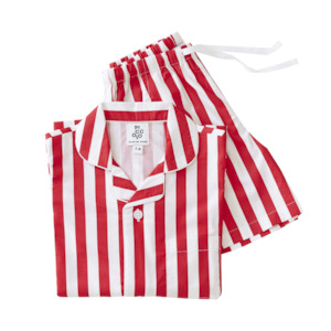 Piccolo Pyjama Short Set - Carnival Red