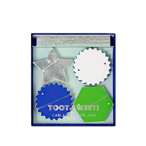 Toy: Meri Meri Mini Garland ~ Toot Sweet Blue