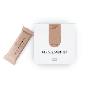 Lila Jasmine Lactation Bars - Apricot & Dark Chocolate Box Of Six