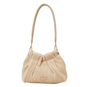 Saben Alexis Shoulder Bag - Biscotti Pleat