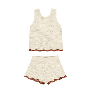 Toy: Rylee + Cru Crochet Tank Set - Natural