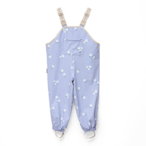 Crywolf Rain Overalls - Floral Periwinkle