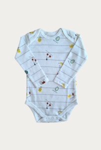 Clothing: Cotton Bodysuit - Little Fruits