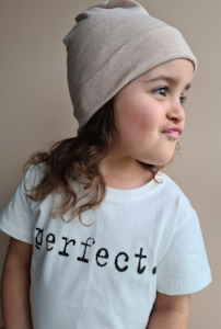 Clothing: Cotton Beanie - Sand