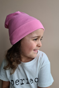 Clothing: Cotton Beanie - Pink