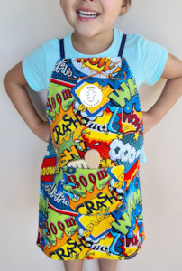 Personalised Kids Apron - Crash!