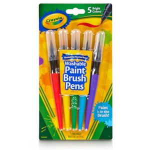 Crayola Washable Paint Brush Pens 5 pack