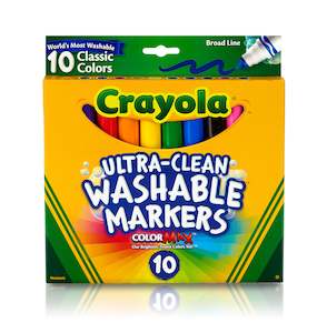 Crayola Ultra Clean Washable Markers 10 pack