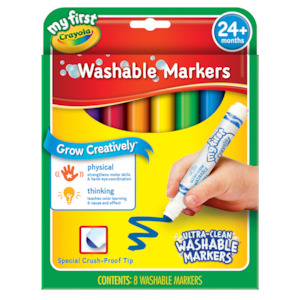 Crayola My First Ultra Round Nib Markers 8 pack