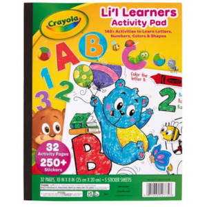 Internet only: Crayola Lil Learners Activity Pad