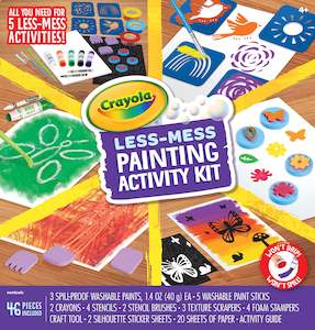 Crayola Less Mess Painting Activity Kit